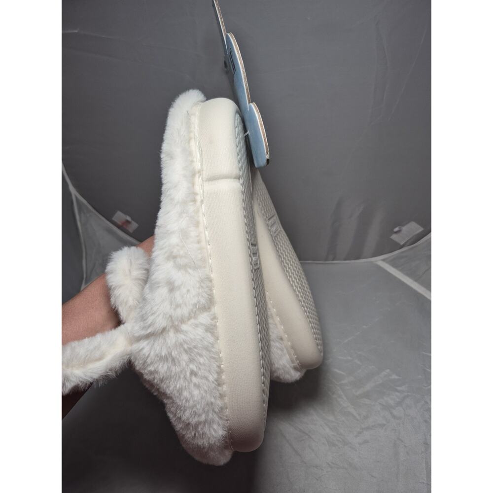 ๐ฅ LUNA MELLOW Luxe Plush Bunny 2x Memory Foam Slippers M (US 6.5 - 7.5) B6 - Picture 7 of 8